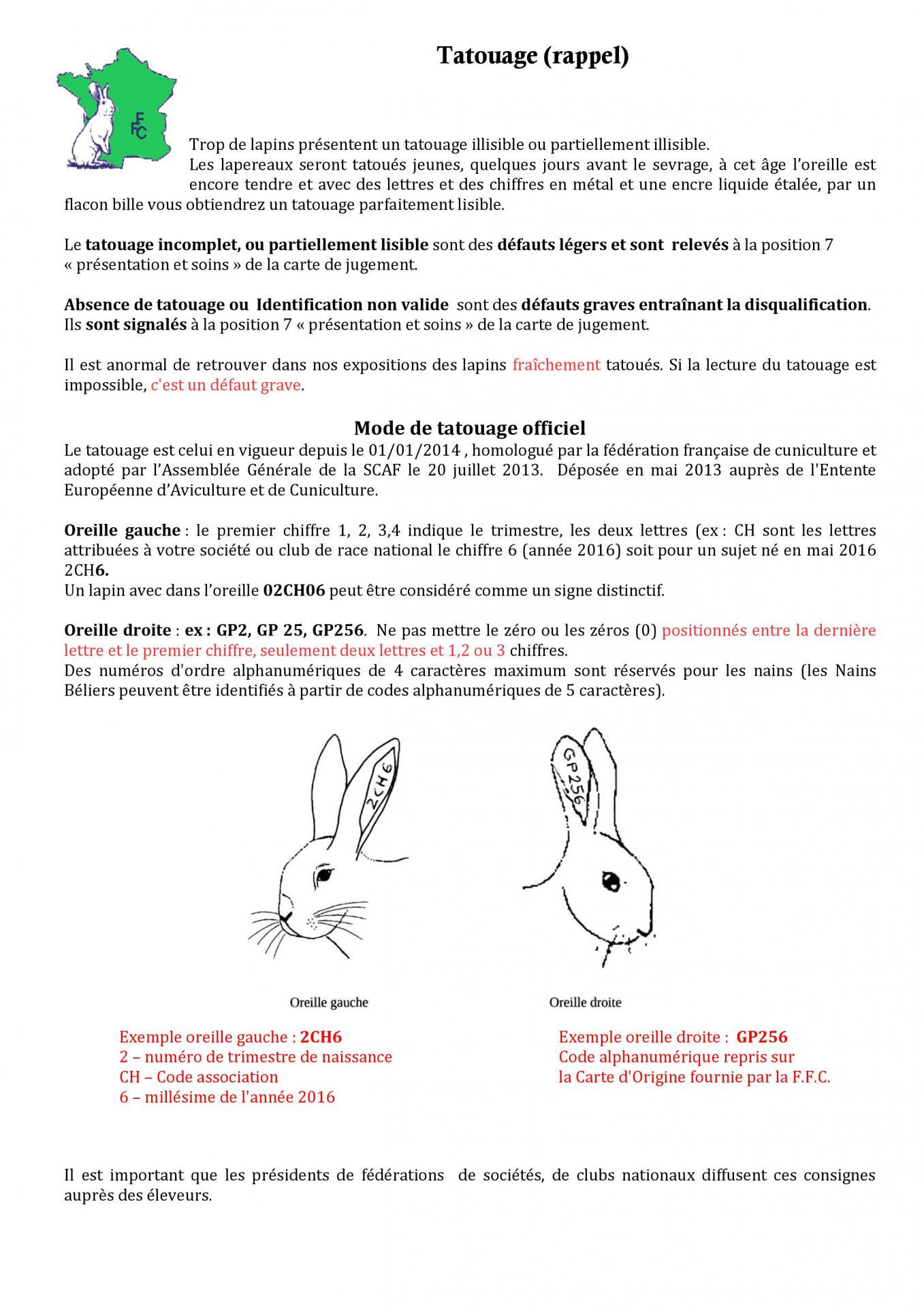 Tatouage rappel
